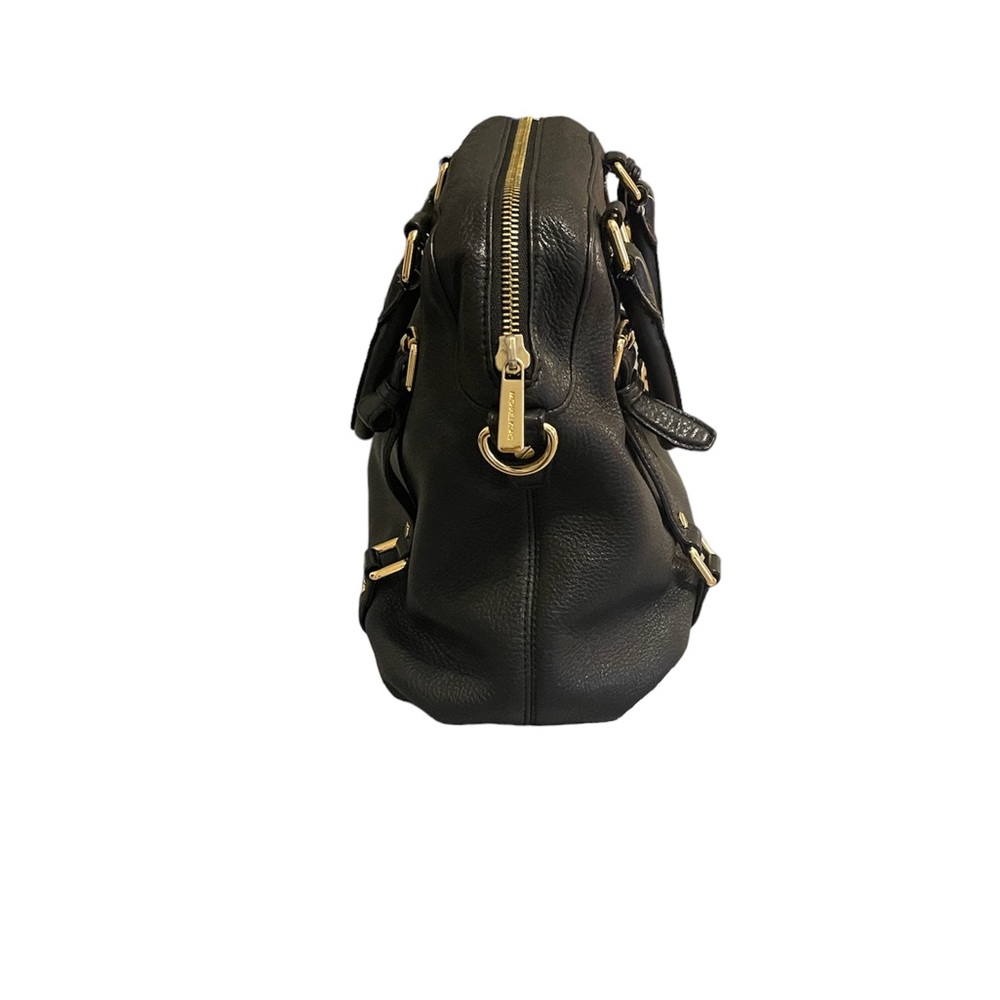 Michael Michael Kors Bags Black Bedford Belted Leather Satchel Medium - Picture 5 of 8